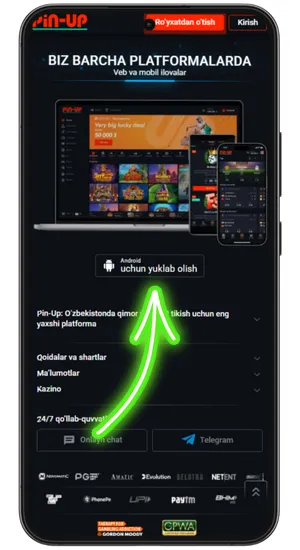 'APK-ni yuklab olish' tugmasini bosing