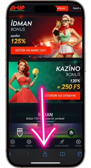 Ortadakı ikonaya klikləyin