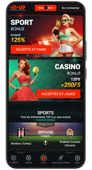 Visiter le site officiel de Pin Up