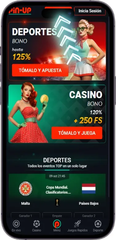 Botón de Registro de Pin Up